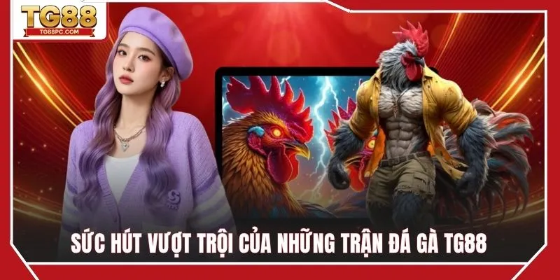 Sức hút vượt trội của những trận đá gà TG88